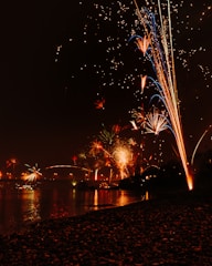 time-lapse photography of fireworks bursting in the sky during nighttime