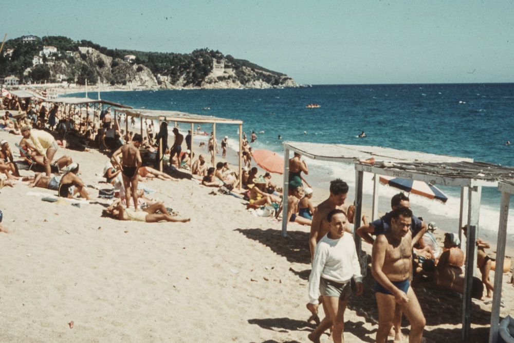 Menschen am Strand während des Tages