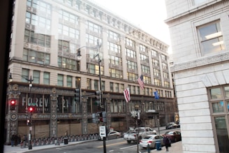 A cityscape view from 30 N Gould St, Sheridan, WY, highlighting the business location.
