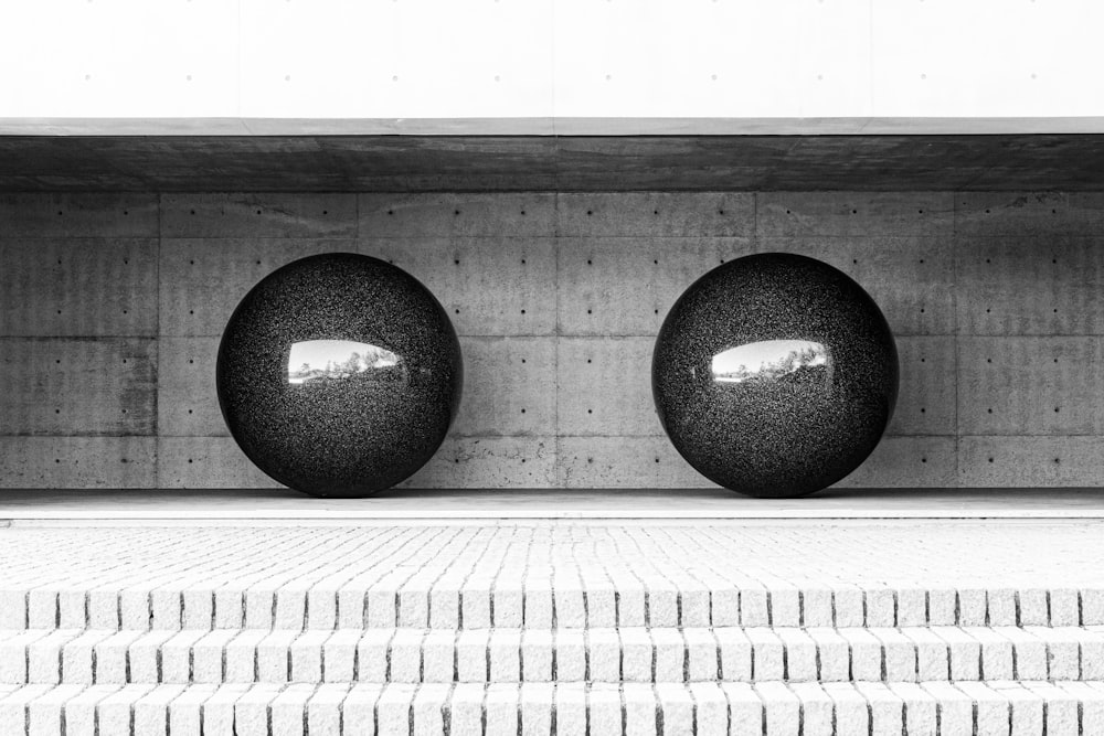 two black balls