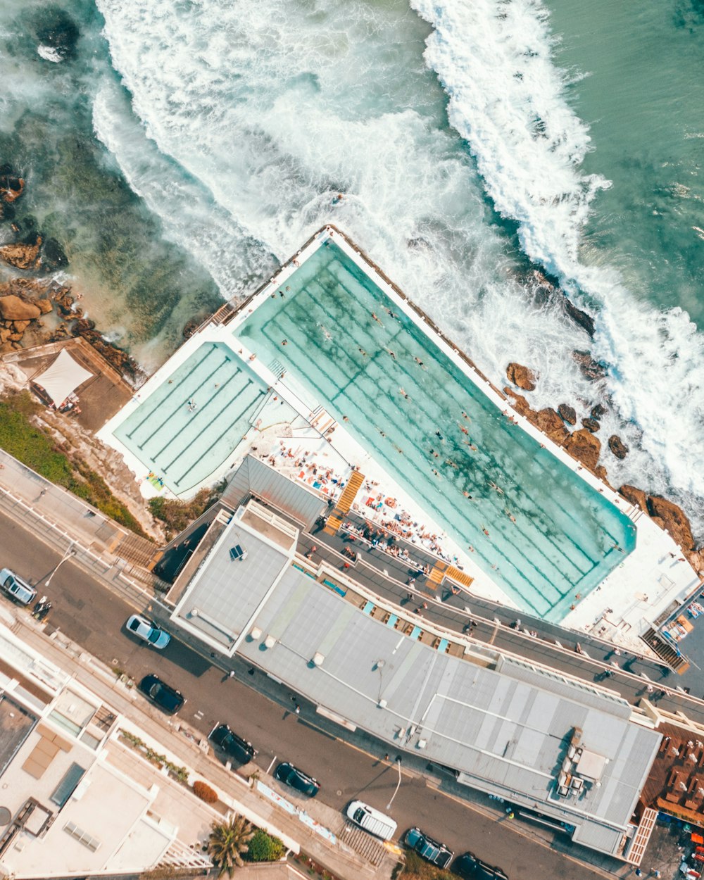 aerial photo of ocean during daytime