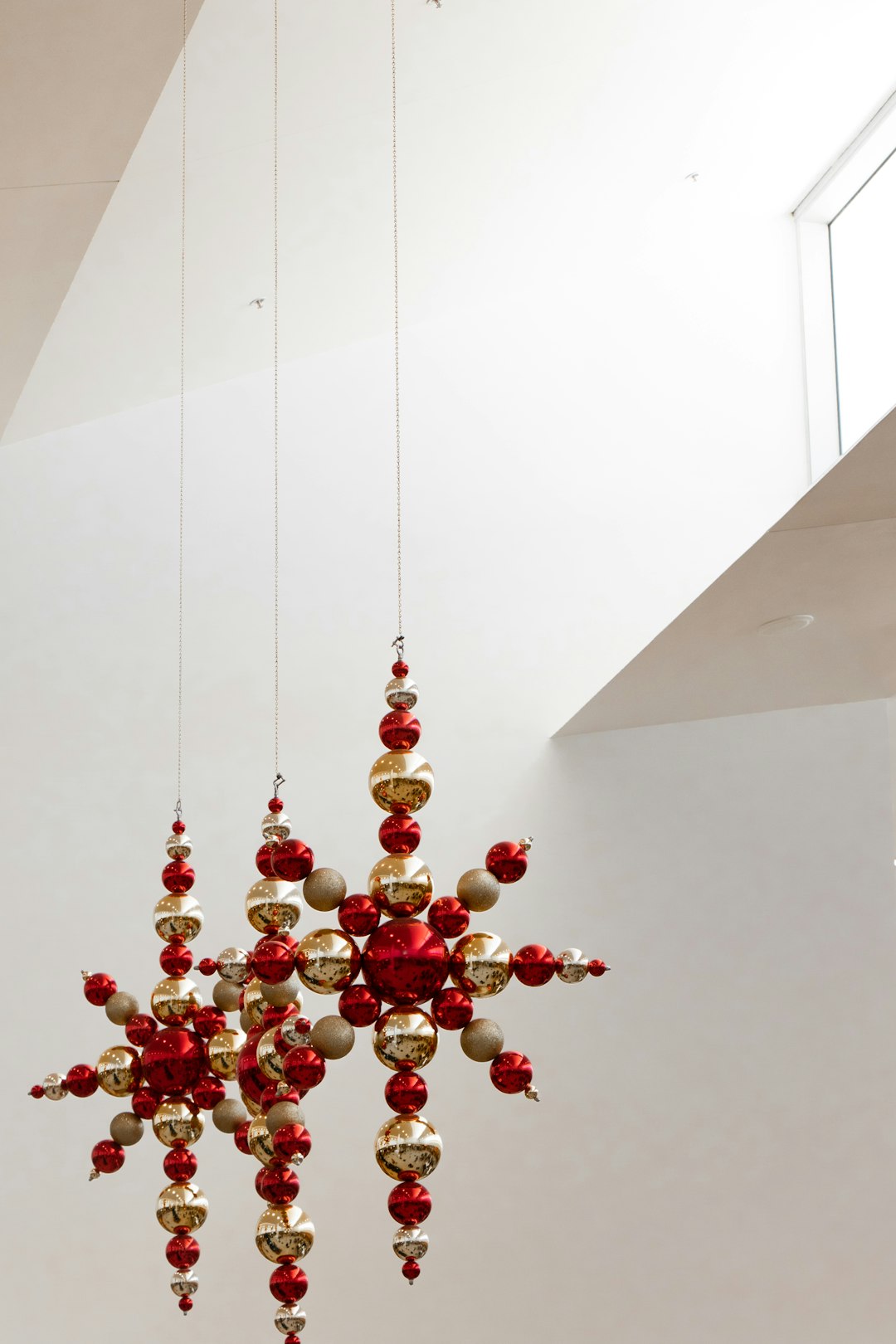 red-and-brown hanging decors