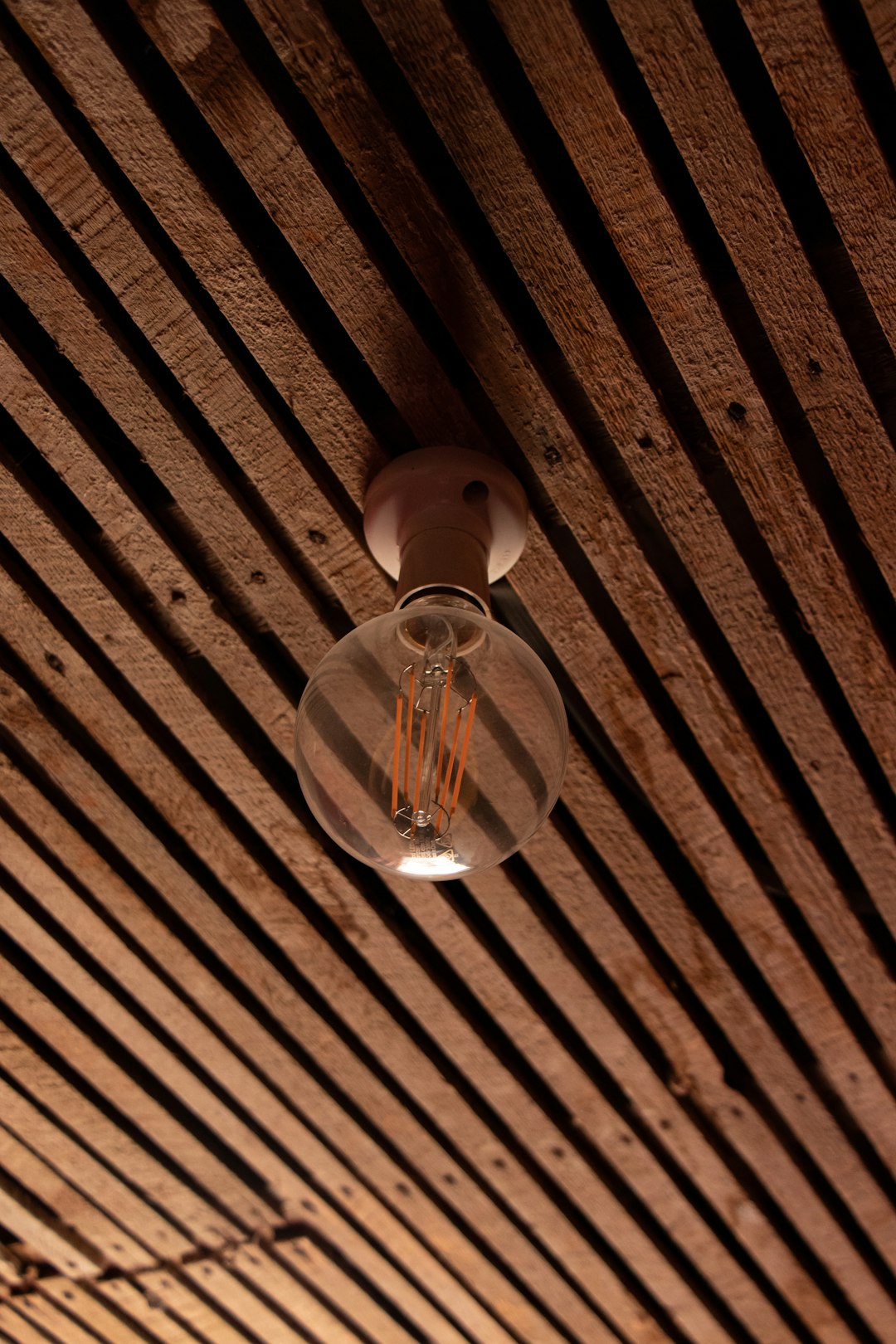 turned-off light bulb