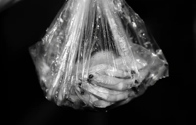 Transparent plastic bags filled with fresh produce, highlighting clarity and strength.