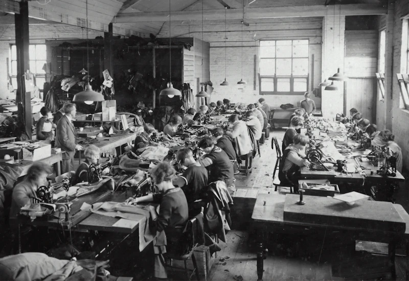 Workers in a responsibly managed production facility