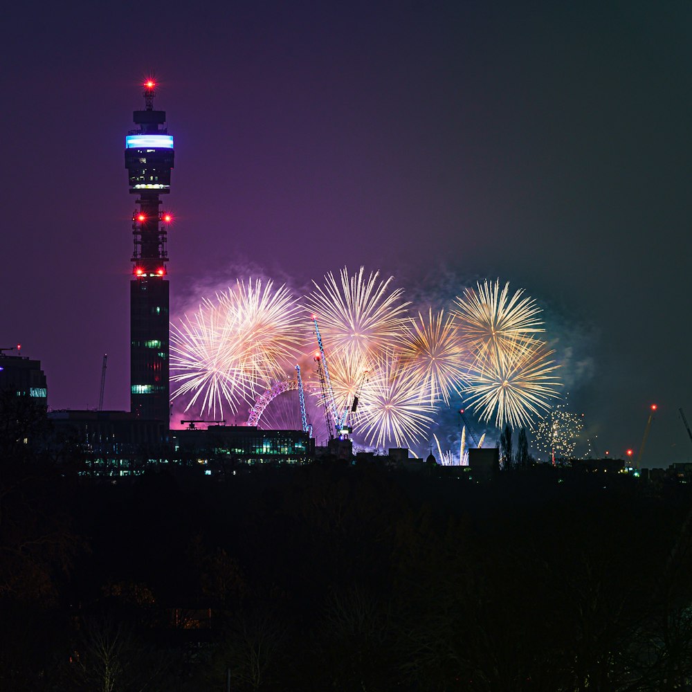 burst of fireworks