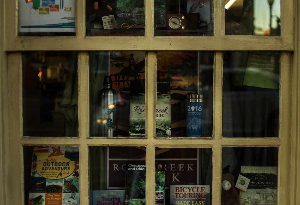 window view of assorted items inside room