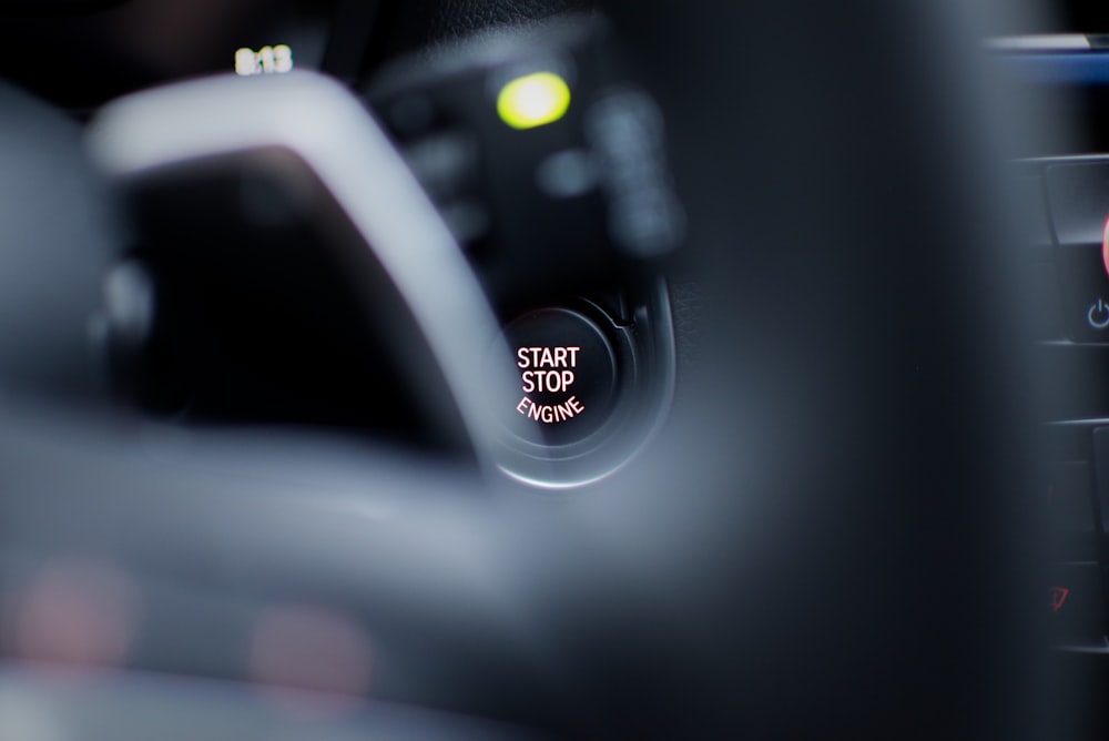 vehicle start/stop engine button