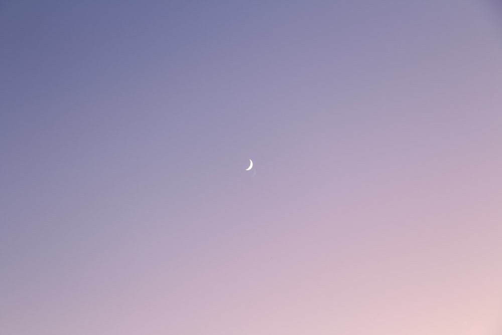 crescent moon view