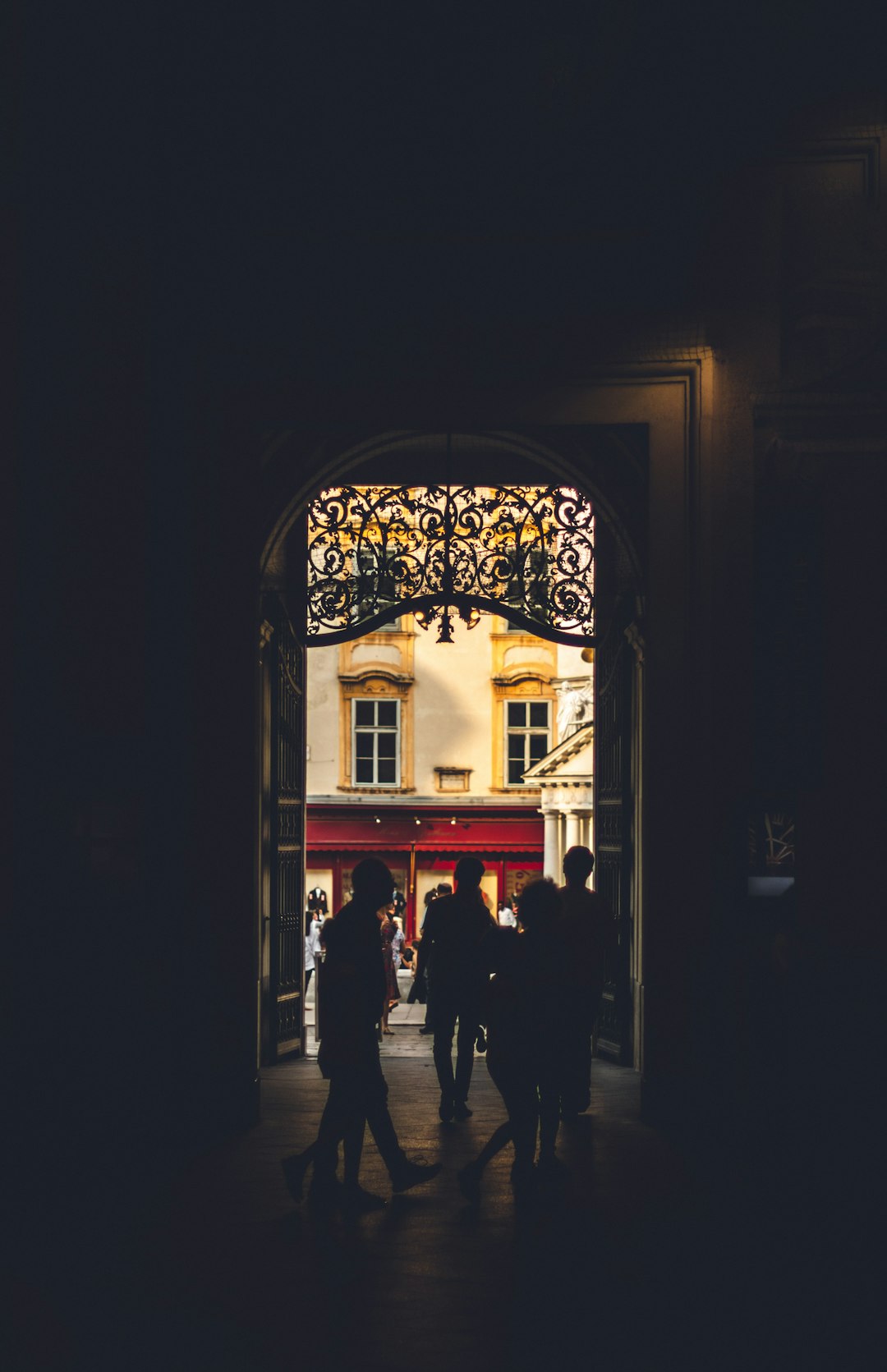 people inside building