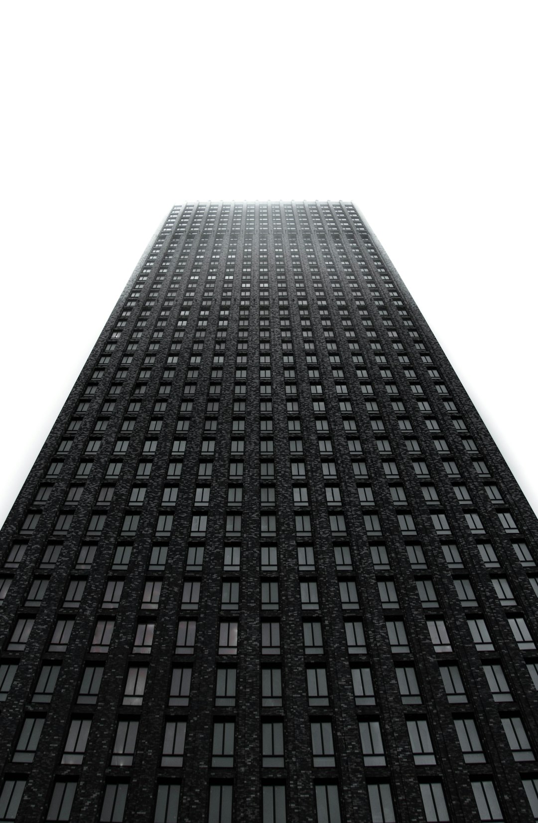 black high-rise building
