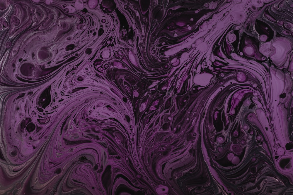 purple and black abstract painting