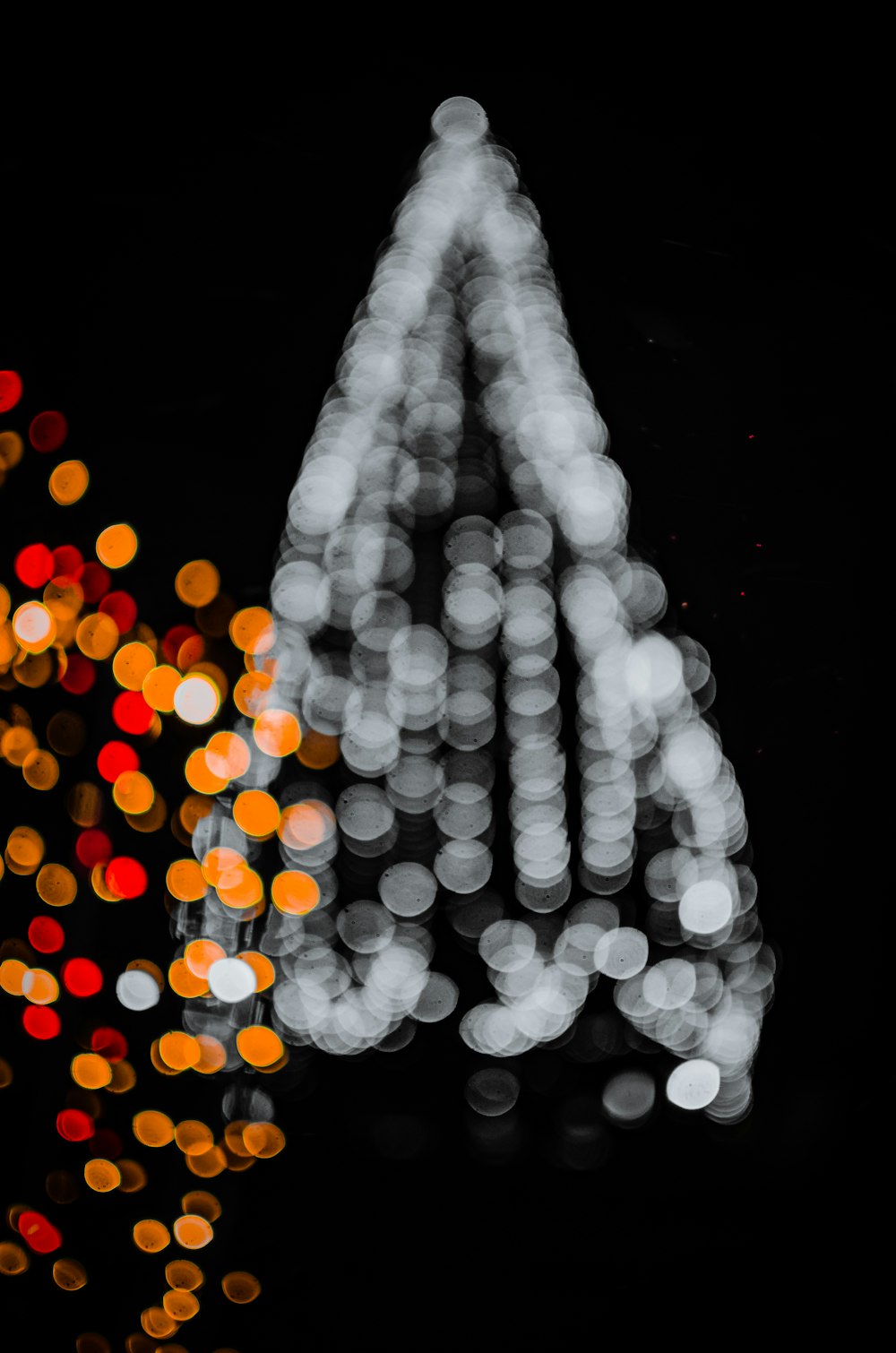 bokeh photography of Christmas tree