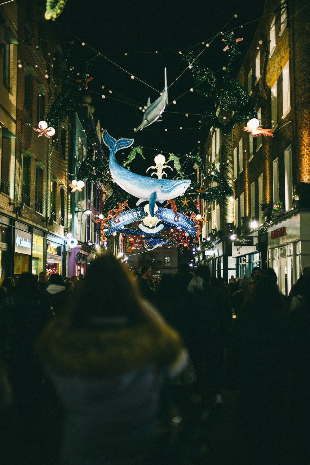 whale parade float