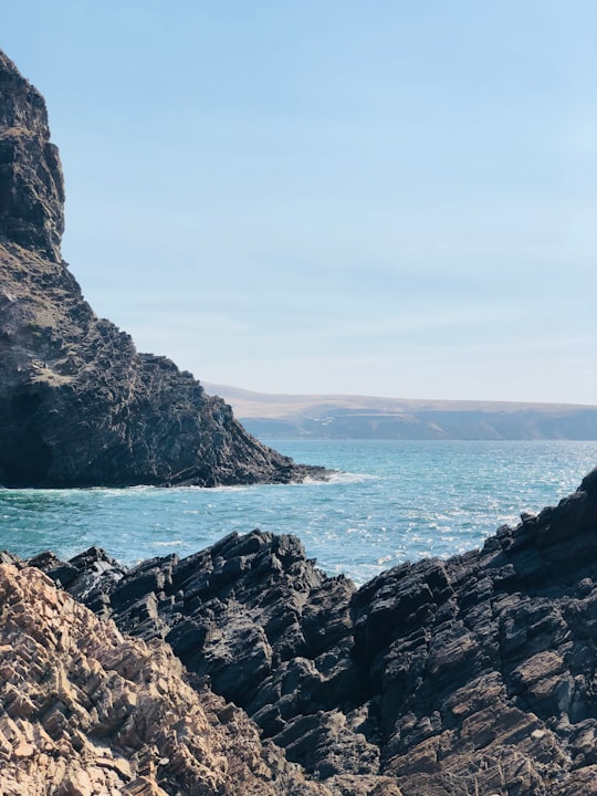 landscape photography of rock formation near body of water in Rapid Bay Australia