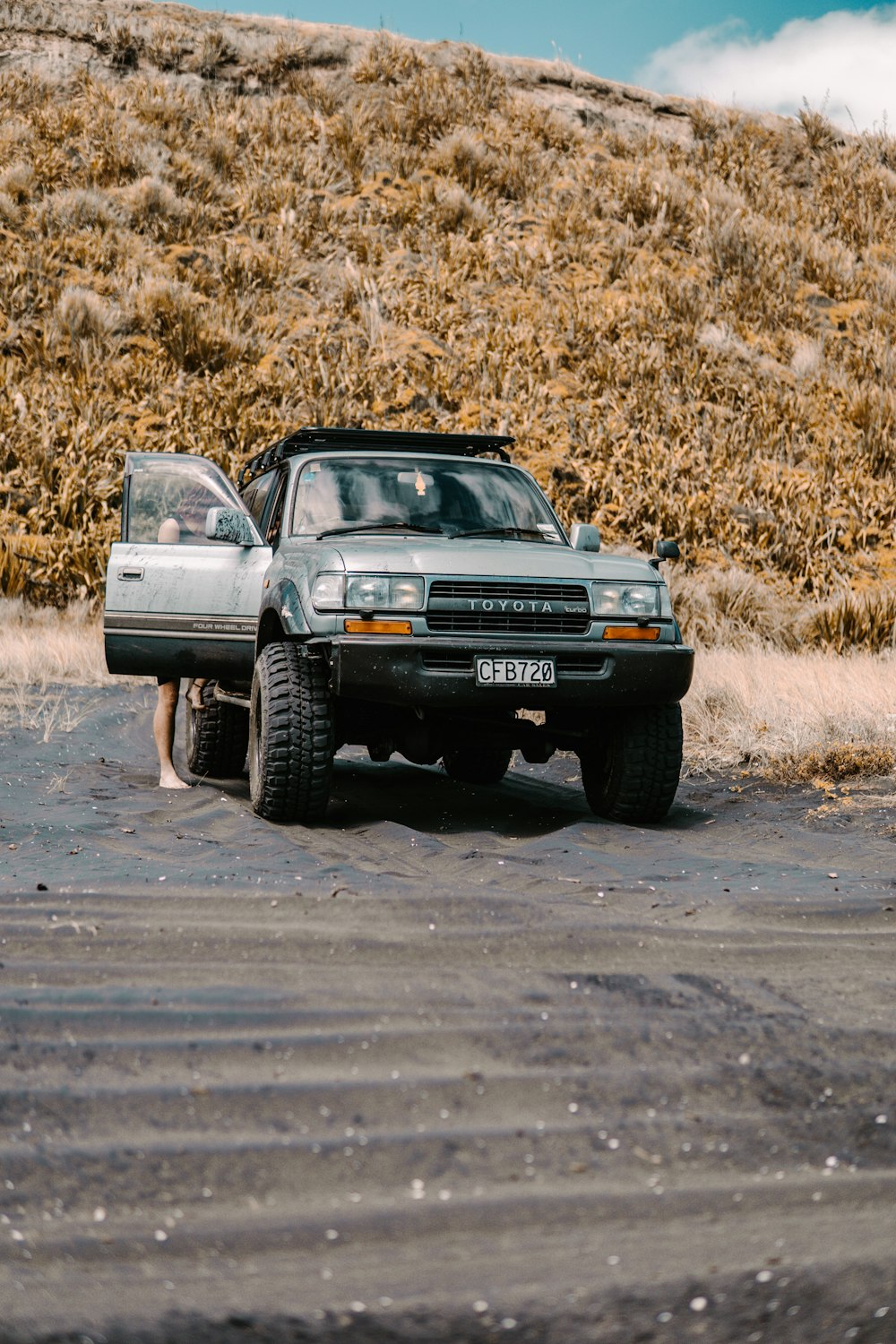 parked pickup truck