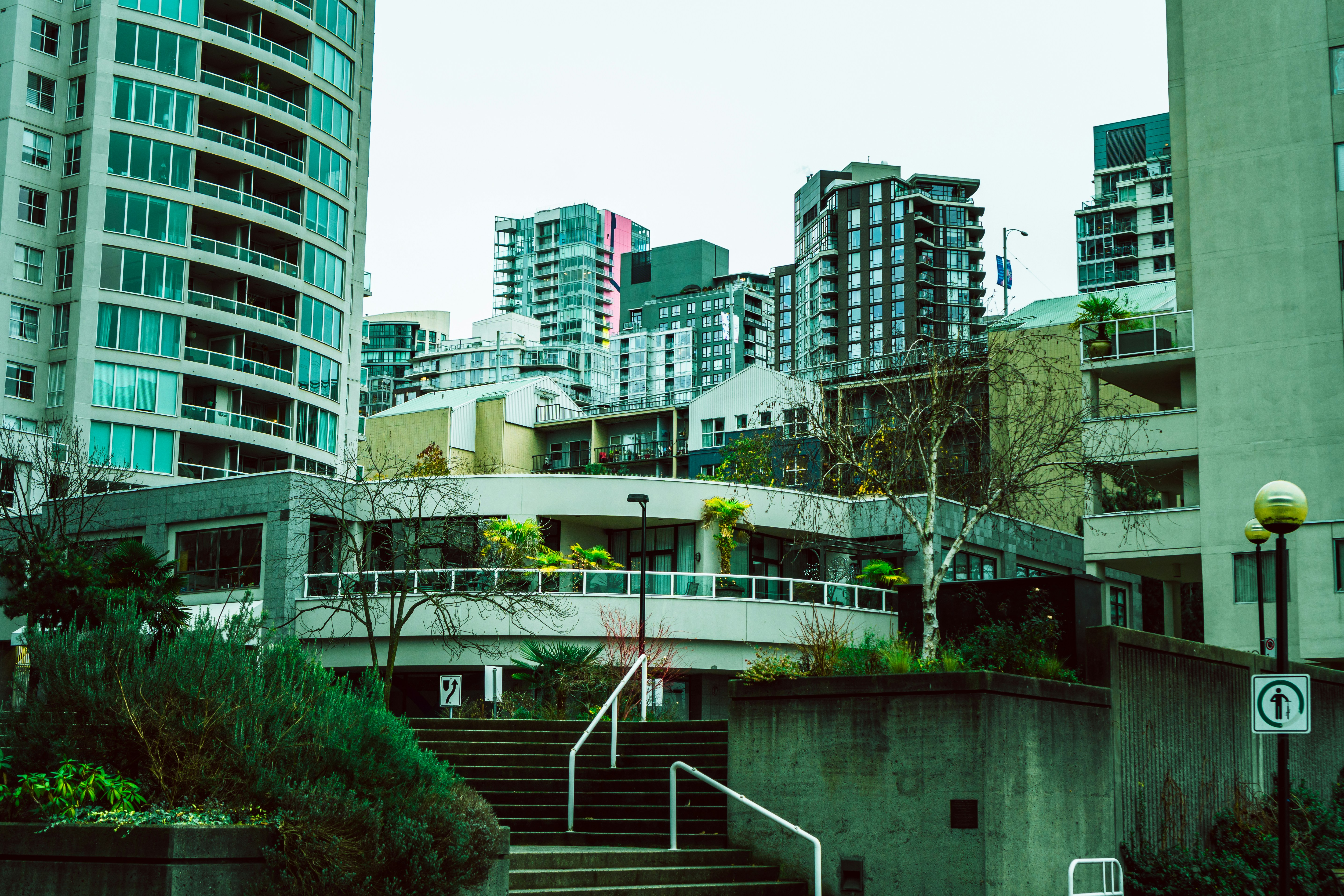 white and gray city buildings