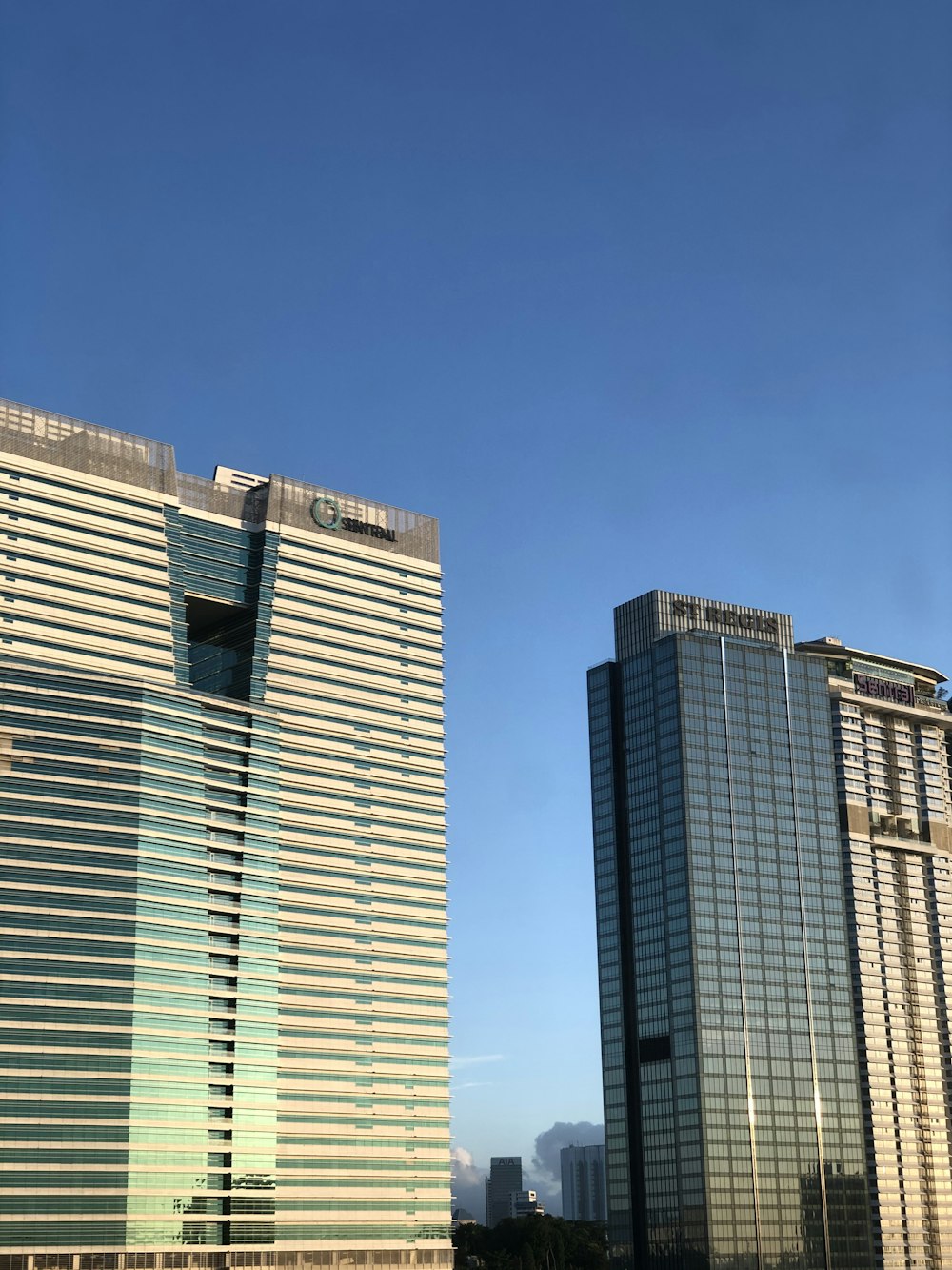 two high-rise buildings