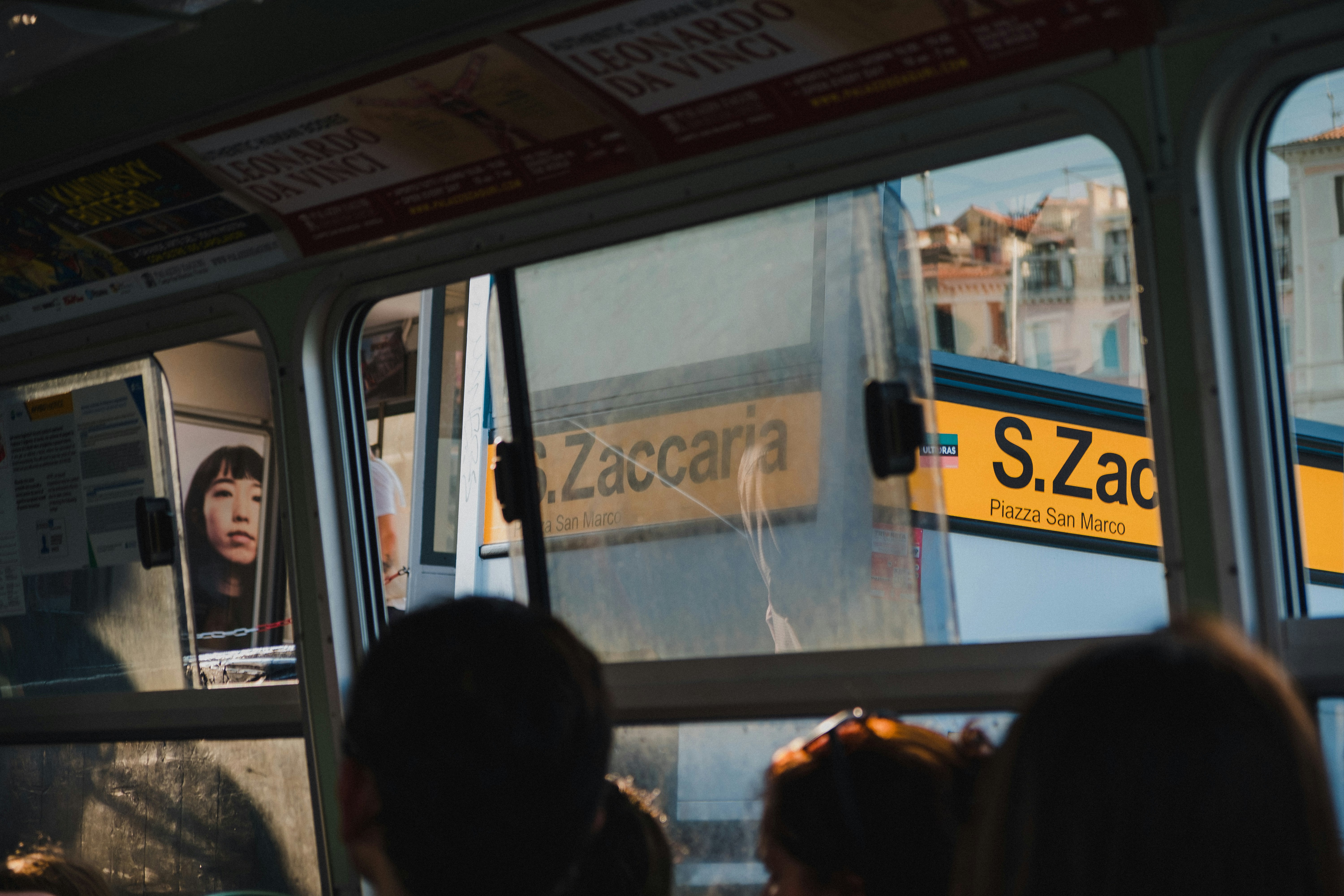 people sitting inside a bus