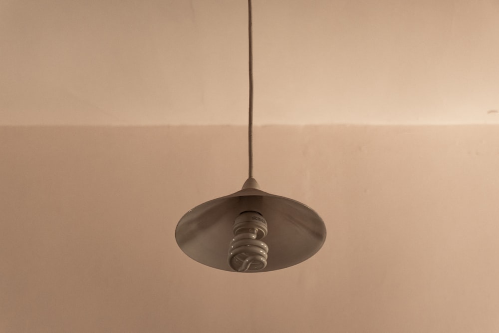 white pendant lamp