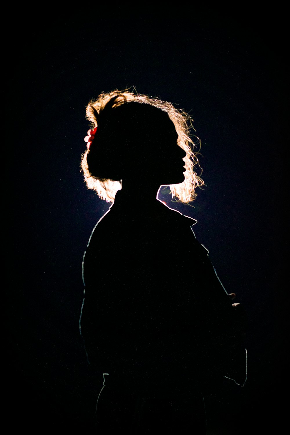 silhouette of woman