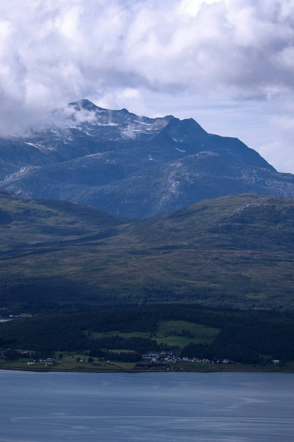 landscape photography of mountain