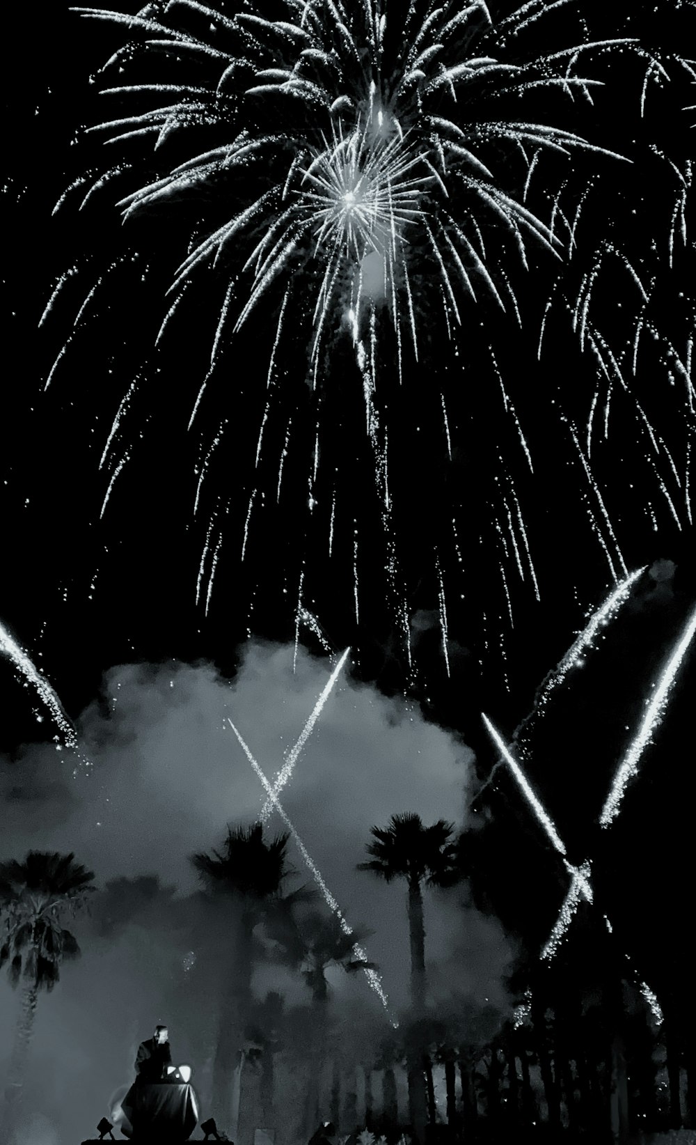 Explosion de feux d’artifice