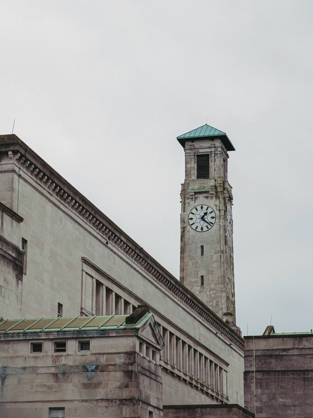 architectural photography of clock tower