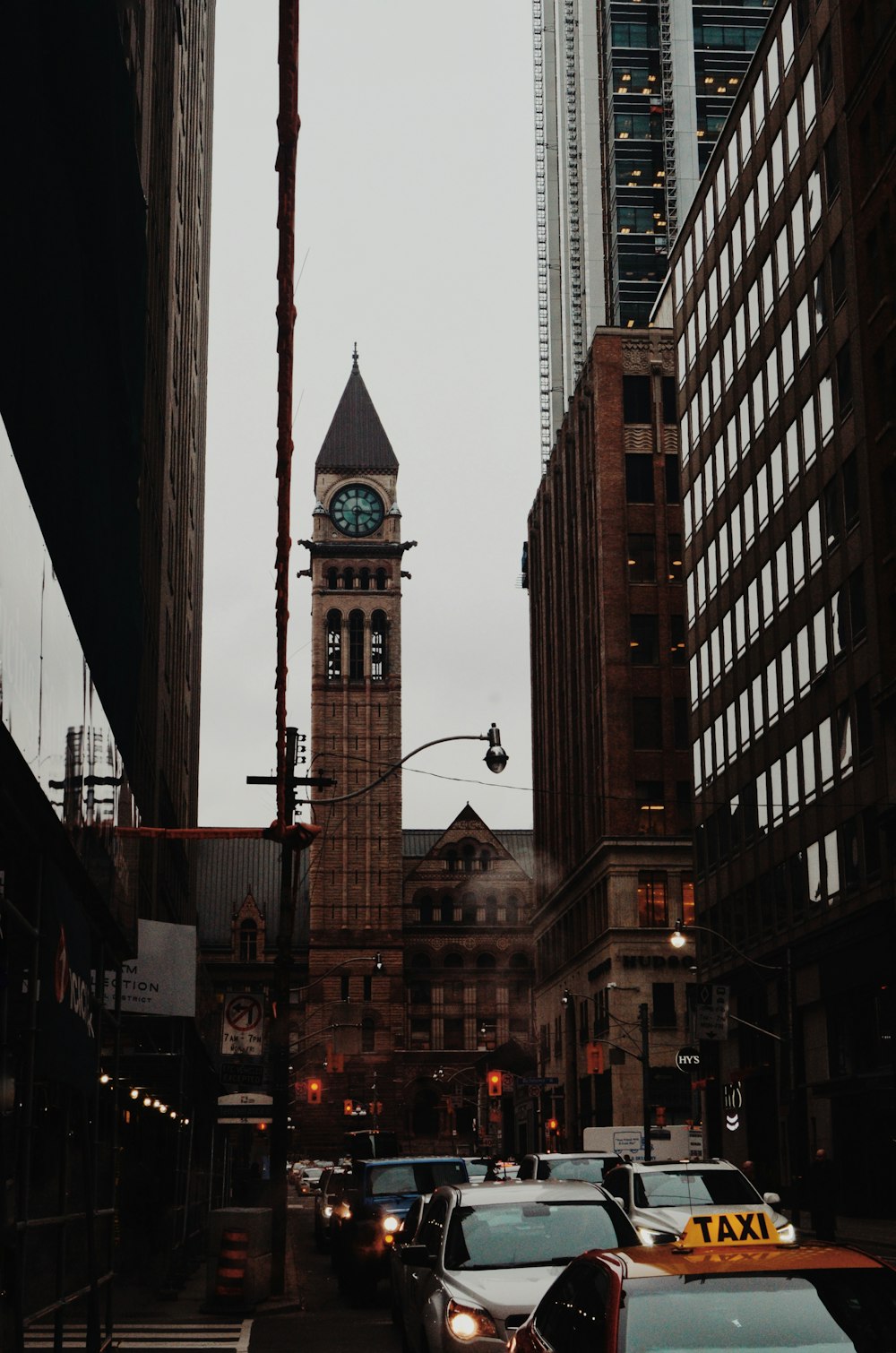 architectural photography of clock tower