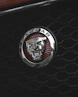 selective focus photography of Jaguar emblem