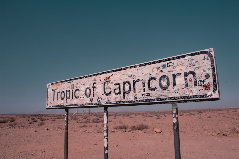 Tropic of Capricorn signgage