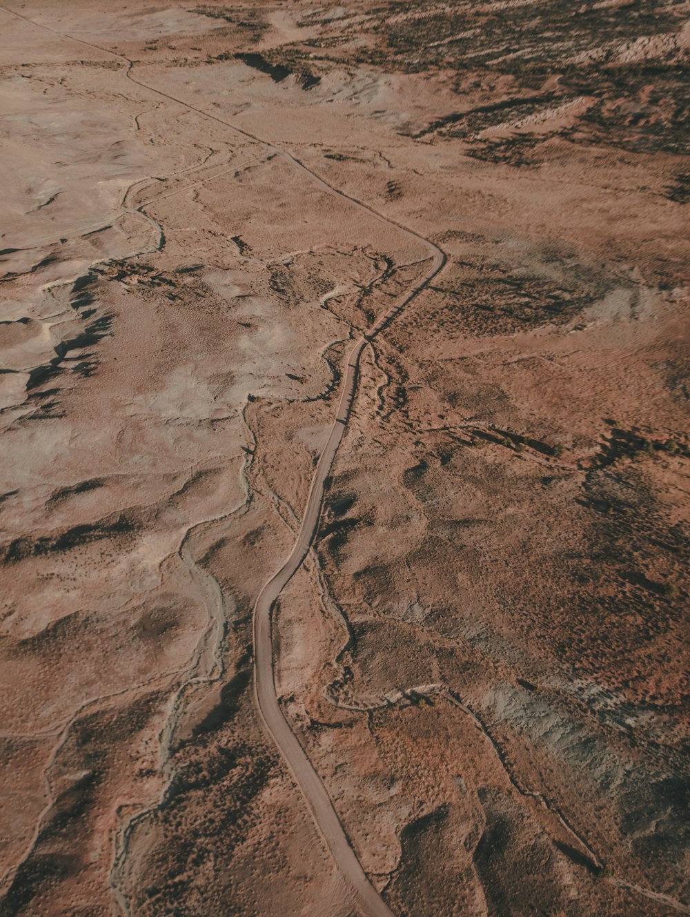 aerial photograph of mountain