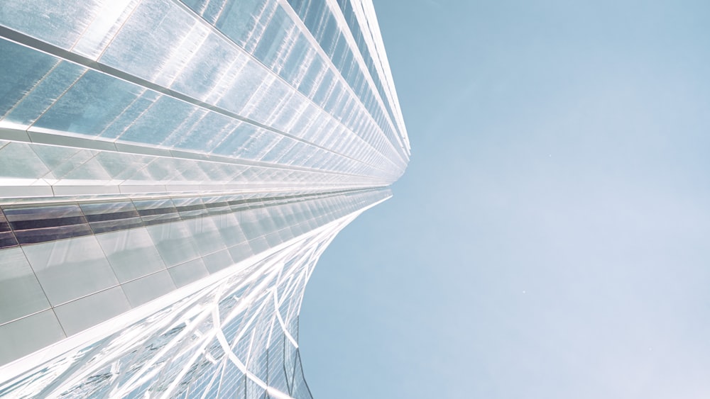 close-up photography of high-rise building