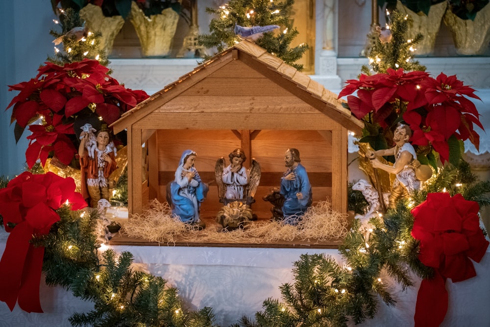 Nativity set decors