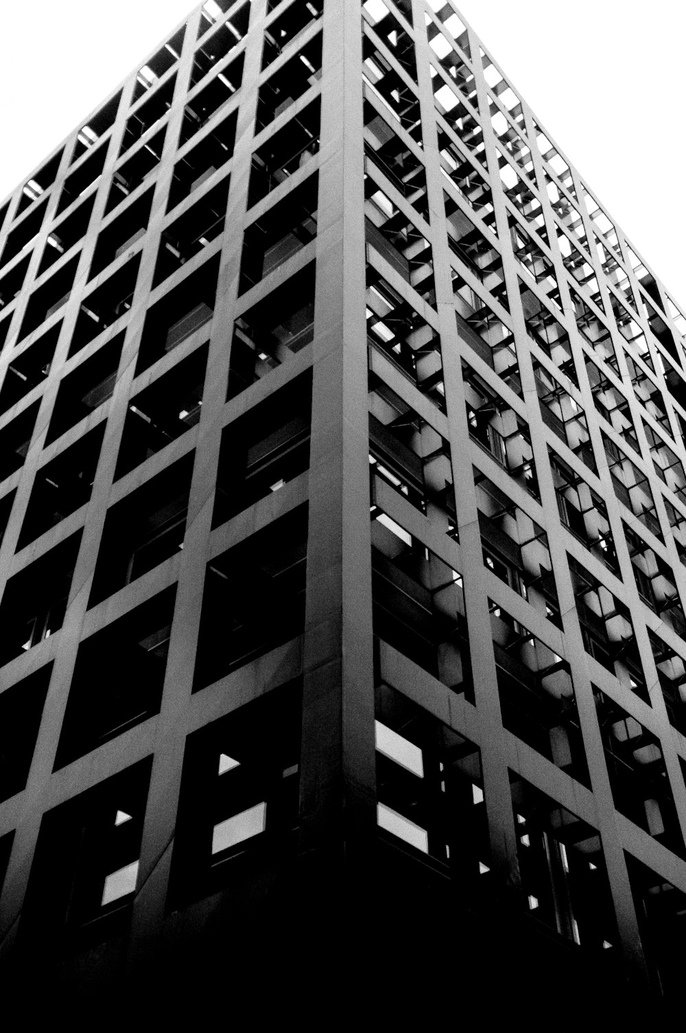 close-up photography of high-rise building