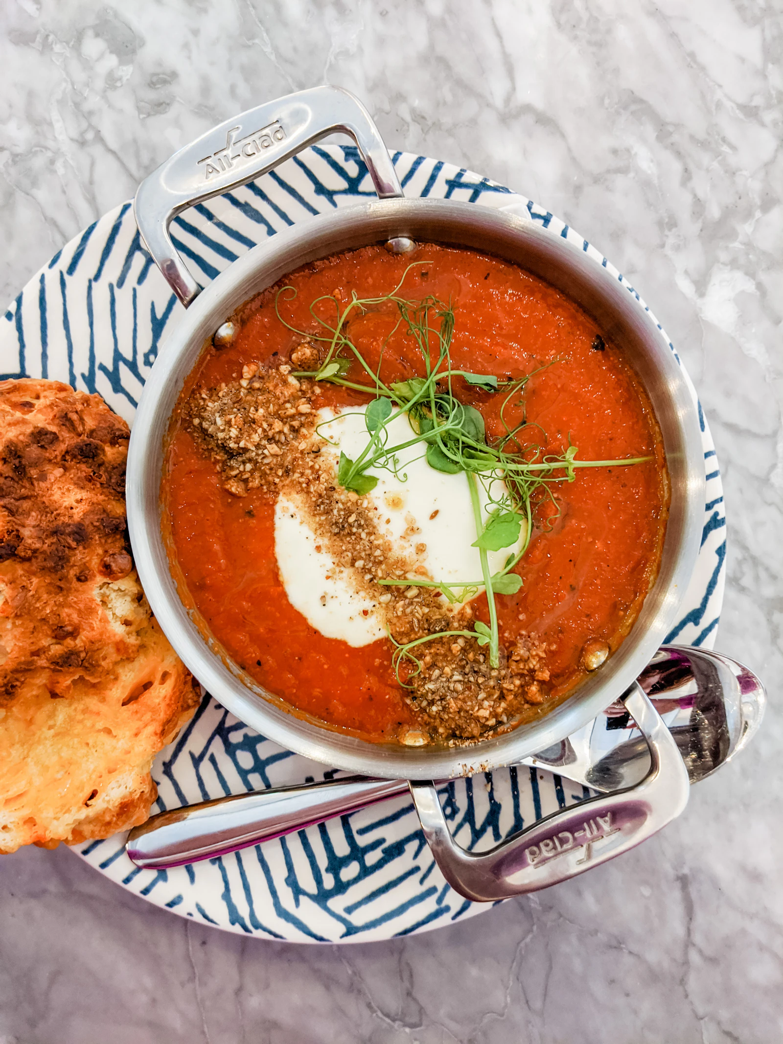 Roasted Tomato and Basil Garden Soup