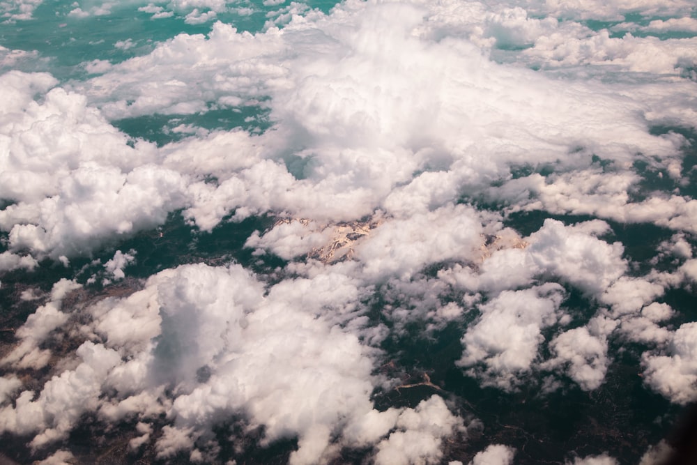 white clouds during day