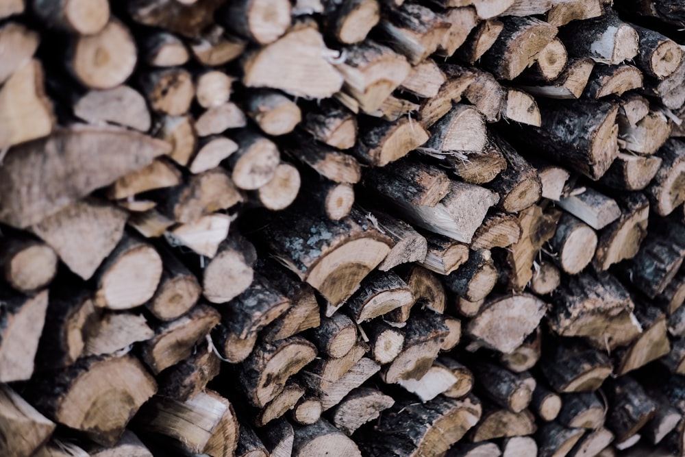 brown wooden firewoods