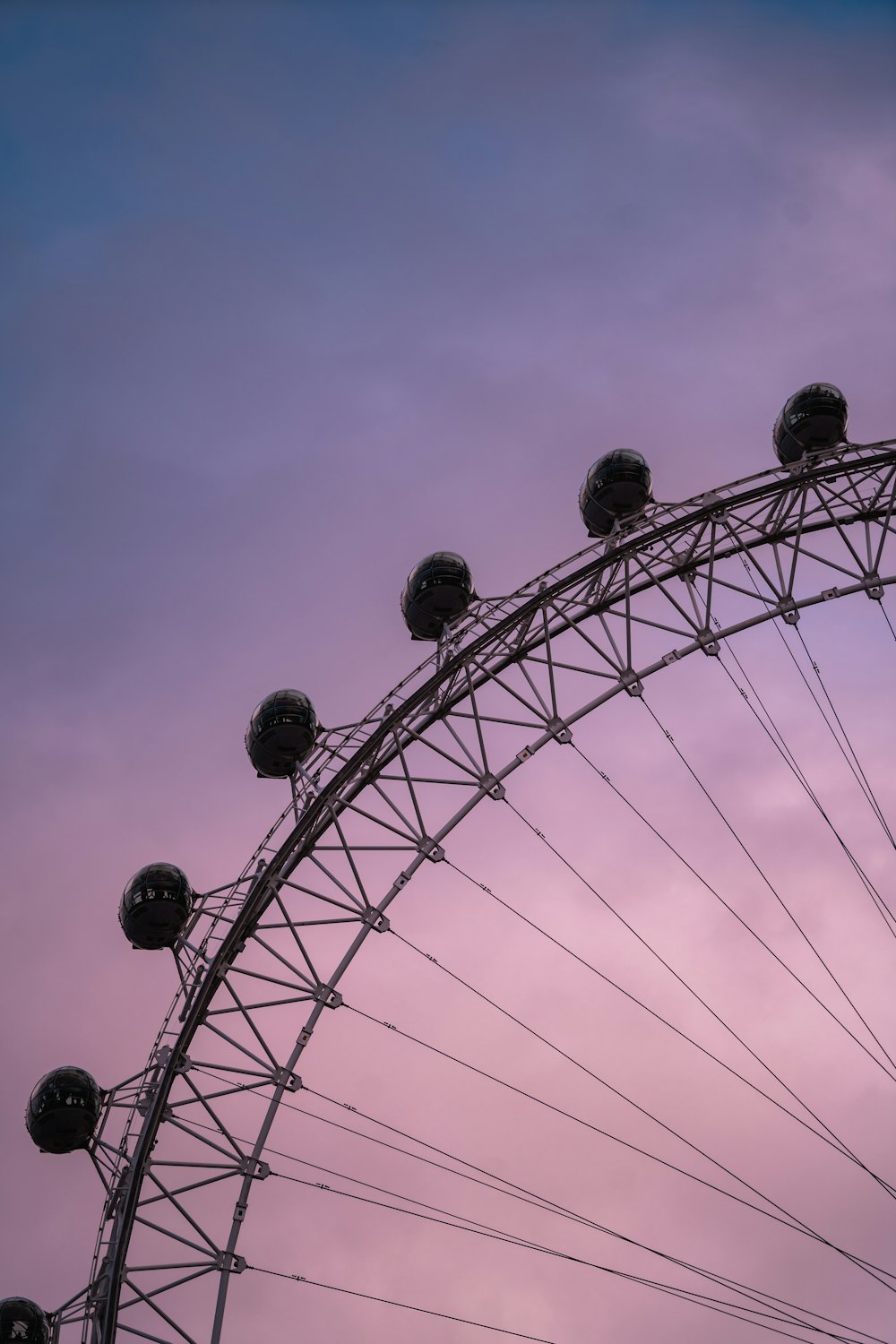 black Ferris wheel