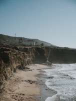 A scenic shot of a beachfront property highlighted in a marketing brochure.