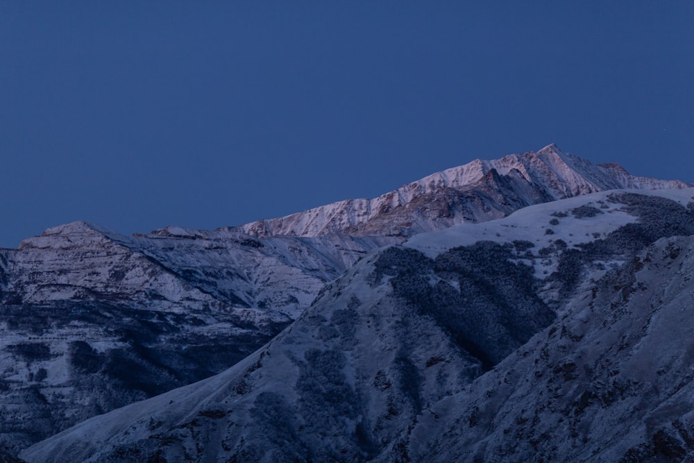 photography of snow-capped mountain during daytime