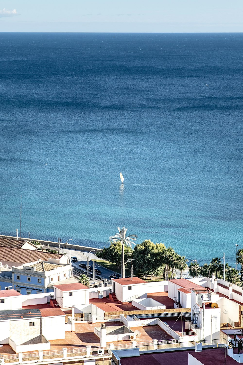 photography of buildings beside seashore during daytime