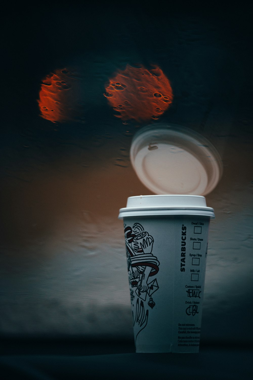 gray coffee cup