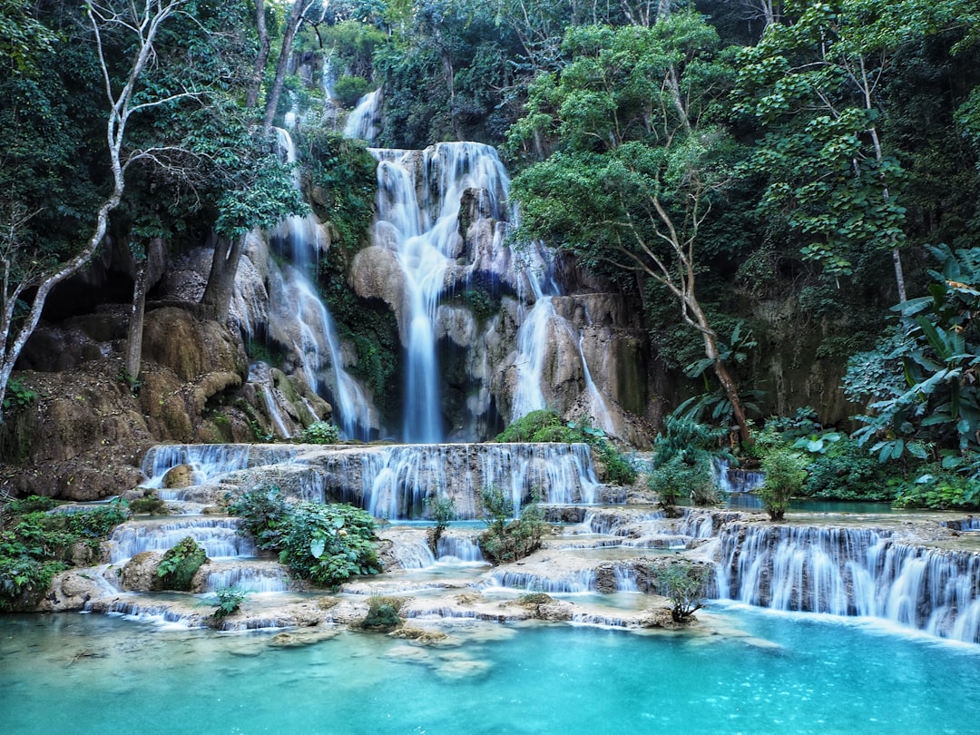 Waterfall photo spot Kuang Si Waterfall Laos