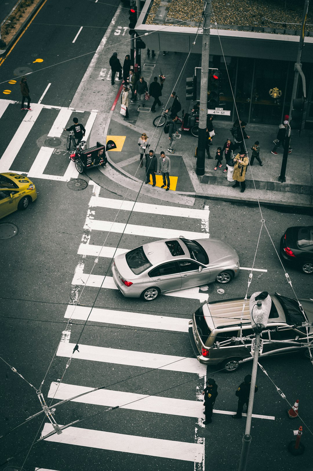 vehicles on road