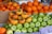 A colorful assortment of seasonal fruits arranged neatly.