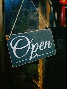 Open signage