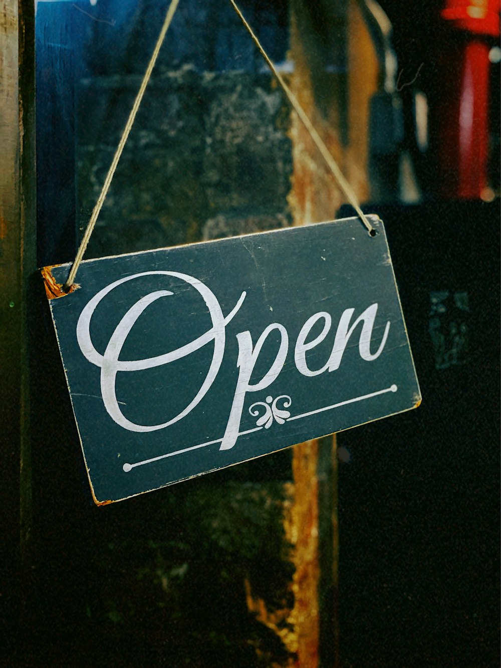 Open signage