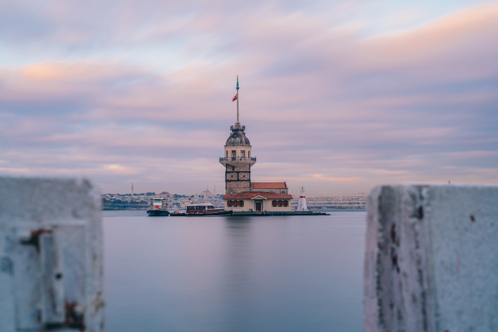 Gebäude auf der Insel