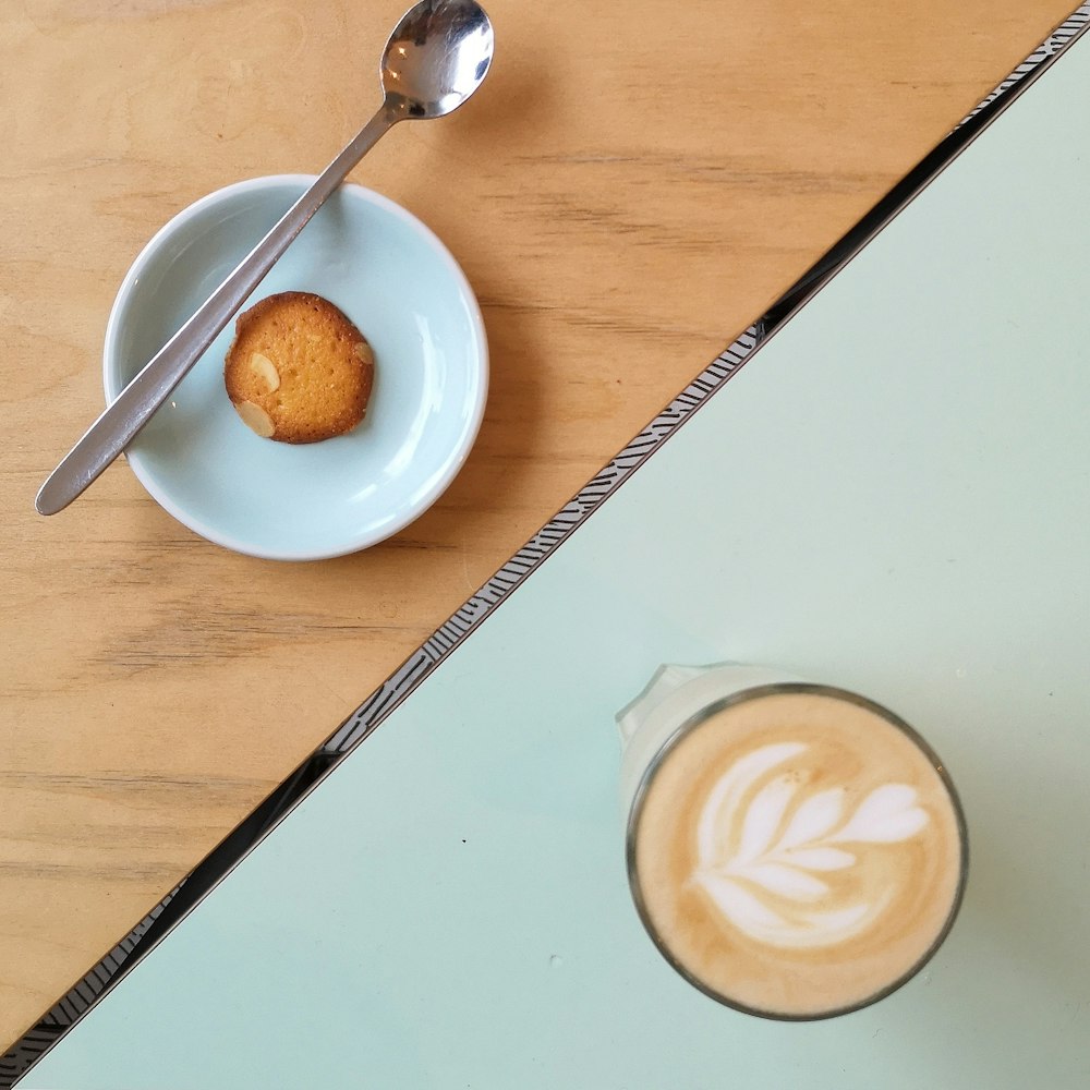 baked cupcake on plate